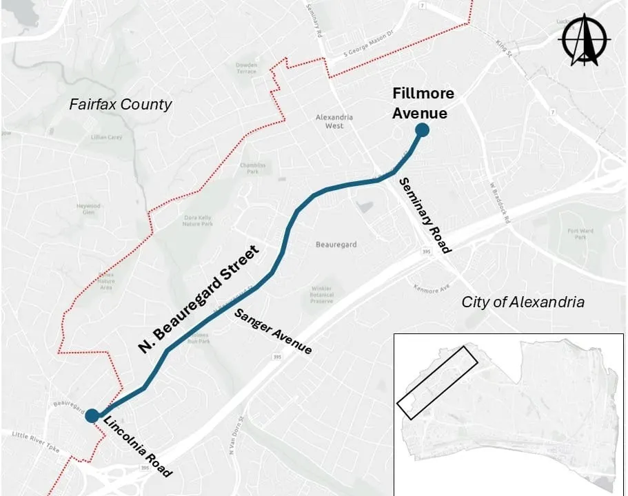 Alexandria eyes extension of Beauregard Trail to Fairfax County line
