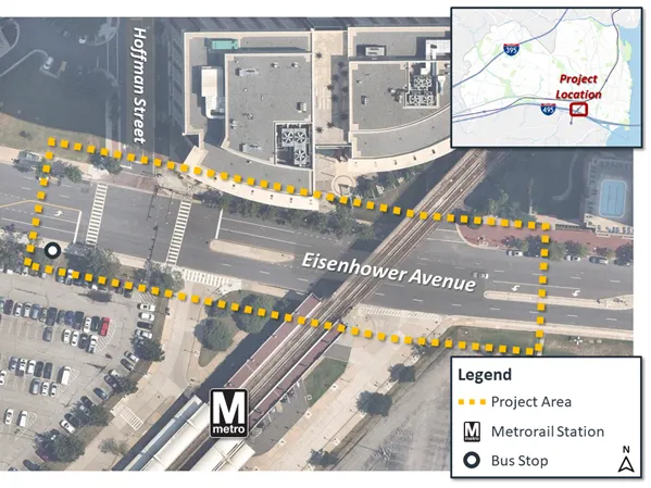 City to host pre-construction meeting on Eisenhower Metro pedestrian improvements