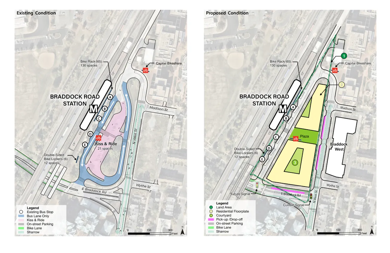 Metro proposes closing Braddock Road Kiss & Ride to make way for development