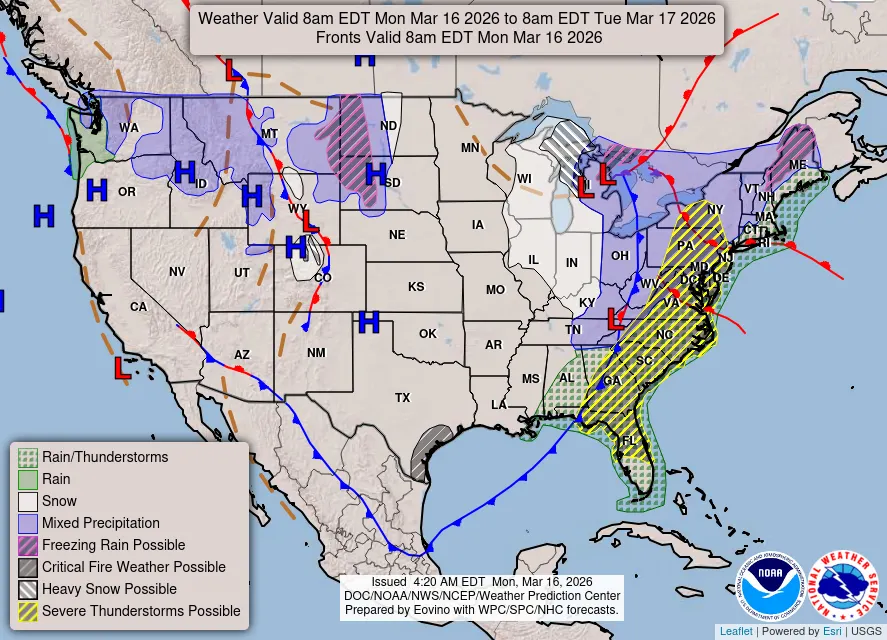 Severe weather threat looms over Alexandria Monday; ACPS announces 2-hour early dismissal