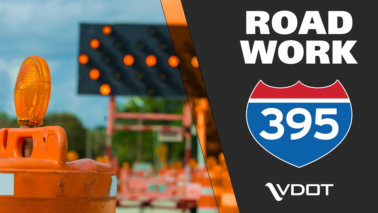I-395 southbound to face nightly lane closures from Shirlington Circle to Duke Street through mid-June