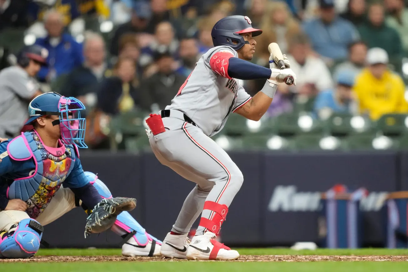 Vivas and Millas drive in runs as Nationals succeed on 3 bunts in 4-run 9th to beat Brewers 7-3