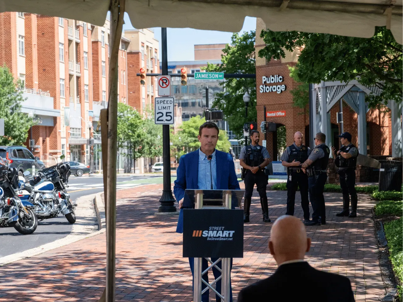 Alexandria pedestrian crashes down 14% this year, police say at Holland Lane safety unveiling