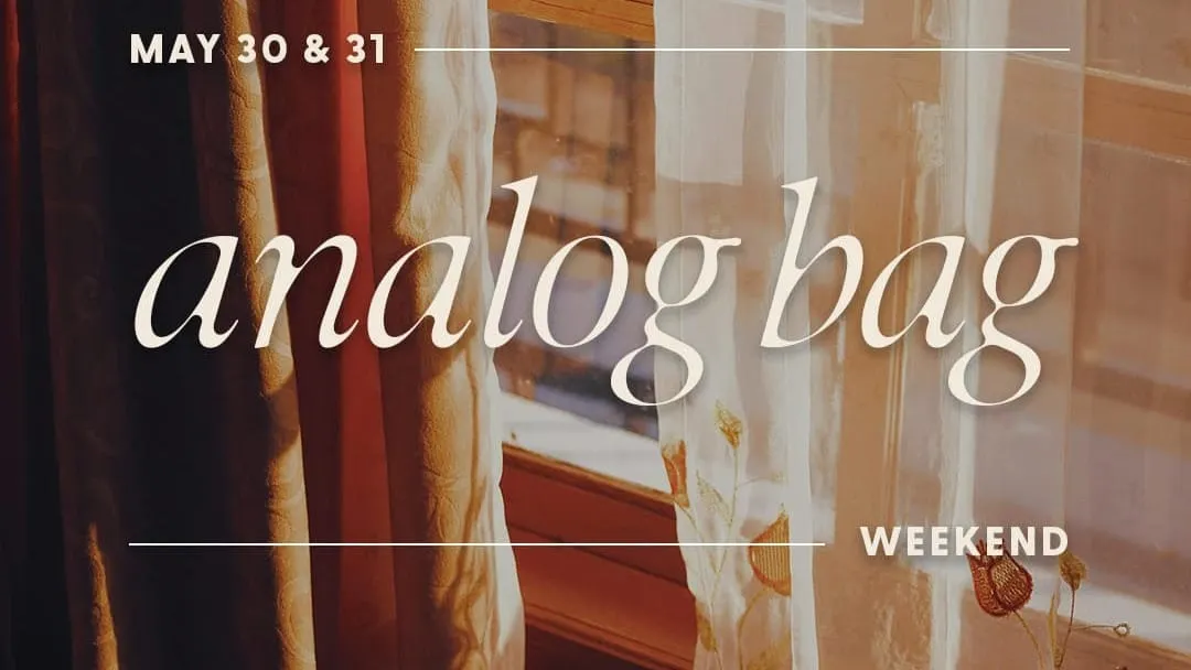 Old Town shops invite community to unplug for 'Analog Bag Weekend'