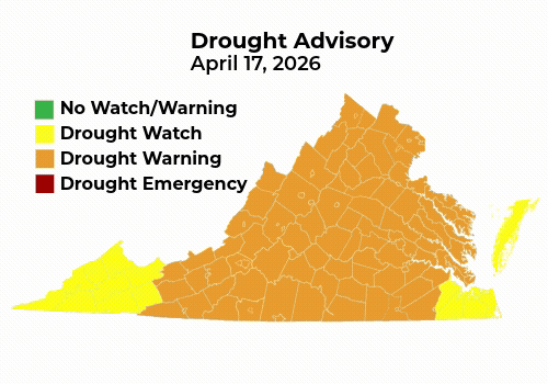 Alexandria remains under a drought warning despite recent rains