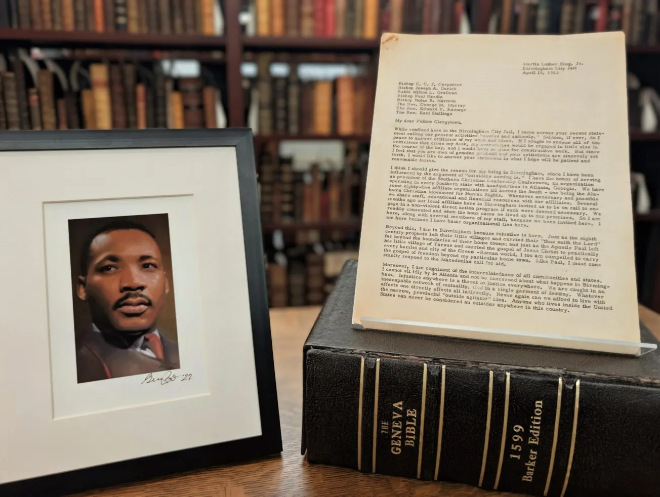 Virginia Theological Seminary discovers an early draft of Martin Luther King Jr.'s 'Letter from Birmingham Jail'