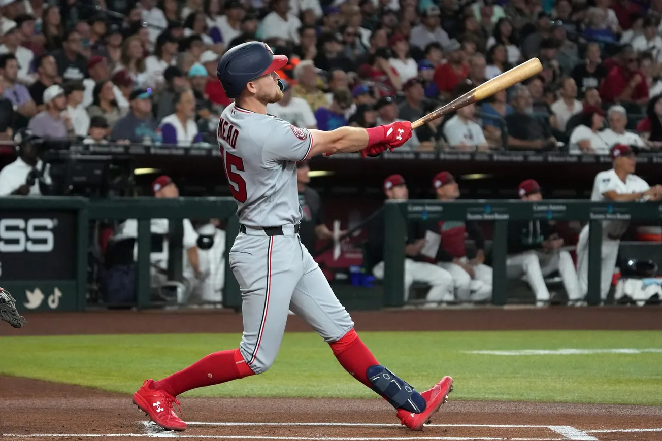 Nationals get homers from Mead and Crews, hold Diamondbacks to 2 hits in 6-1 victory