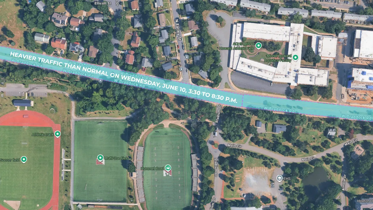 City warns of traffic near Episcopal High School for Wednesday event