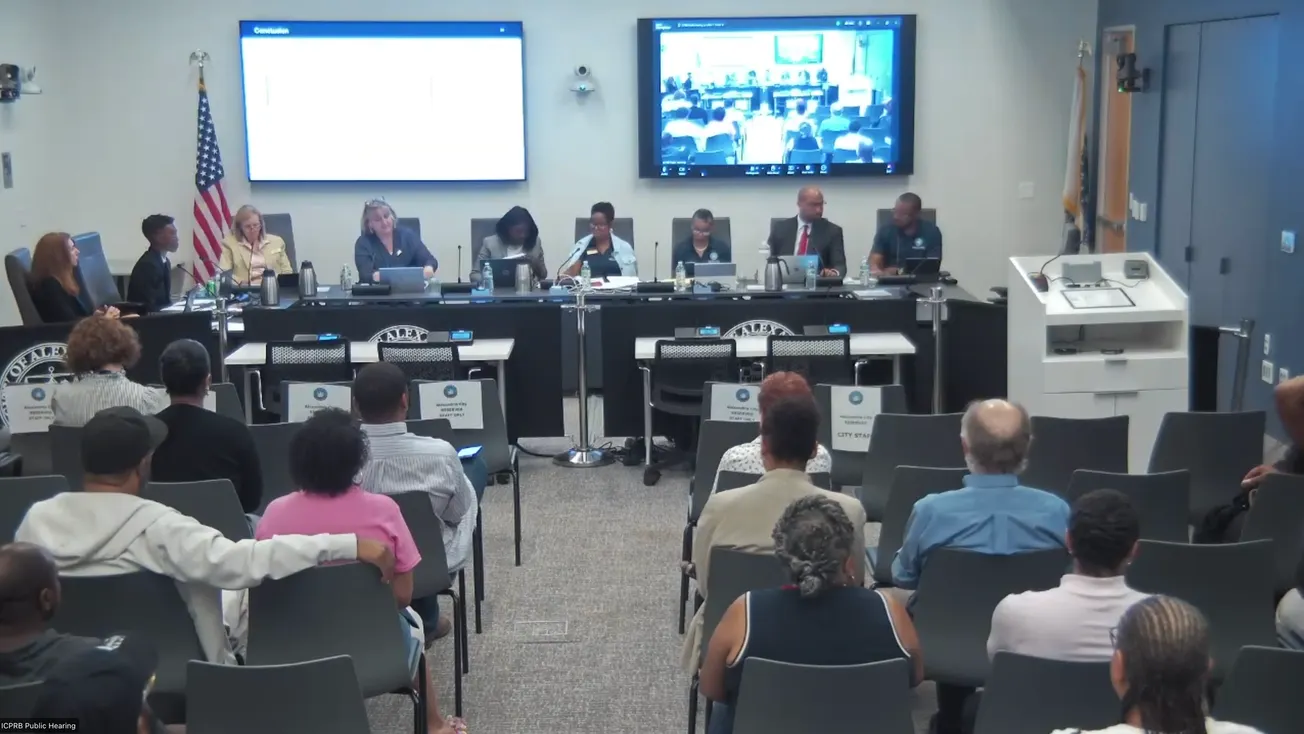 Tucker family members call for officers to be criminally charged at emotional public hearing; civilian board recesses without a decision