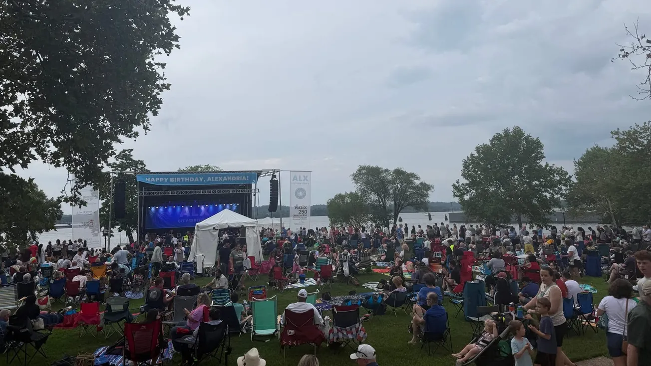 Alexandria turns 277 with symphony, fireworks and a surprise rainstorm
