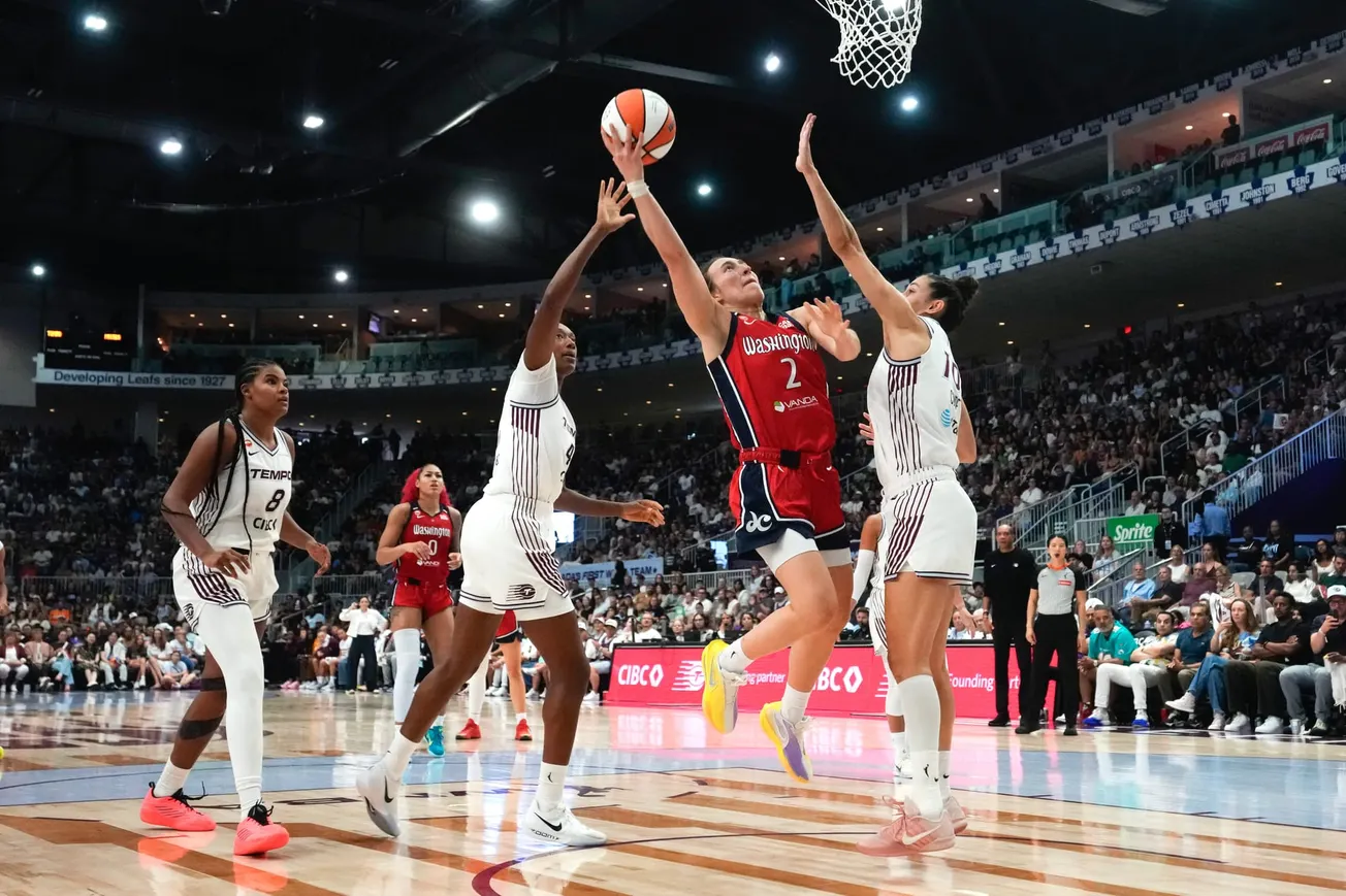 Mystics power past short-handed Tempo 79-62 behind double-doubles by Iriafen and Austin