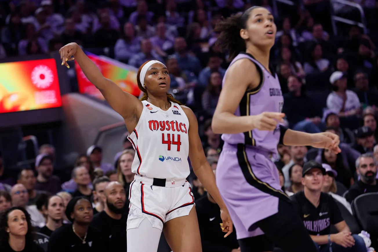 Kiki Iriafen scores 23 points as Mystics snap Valkyries' 9-game winning streak with 90-82 victory