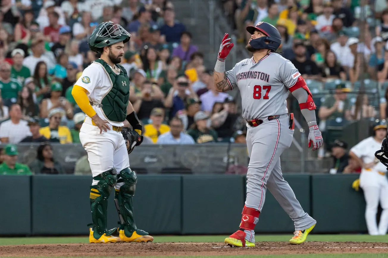 Andrés Chaparro racks up 8 RBIs as Nationals hand A's their 10th straight loss with 23-4 rout