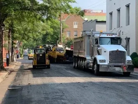 Repaving and concrete work set for five locations this week