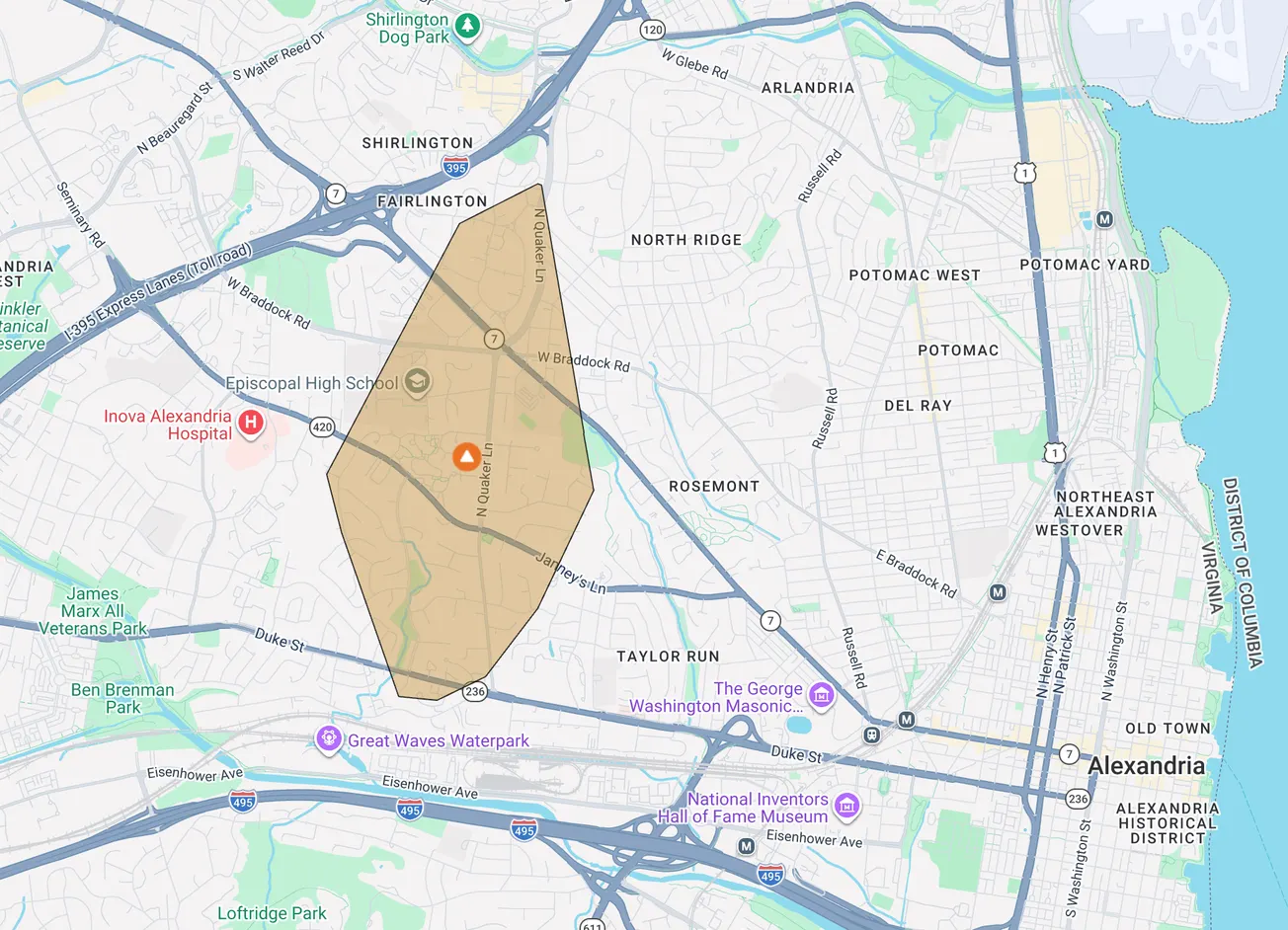 Power restored after outage near Seminary Road