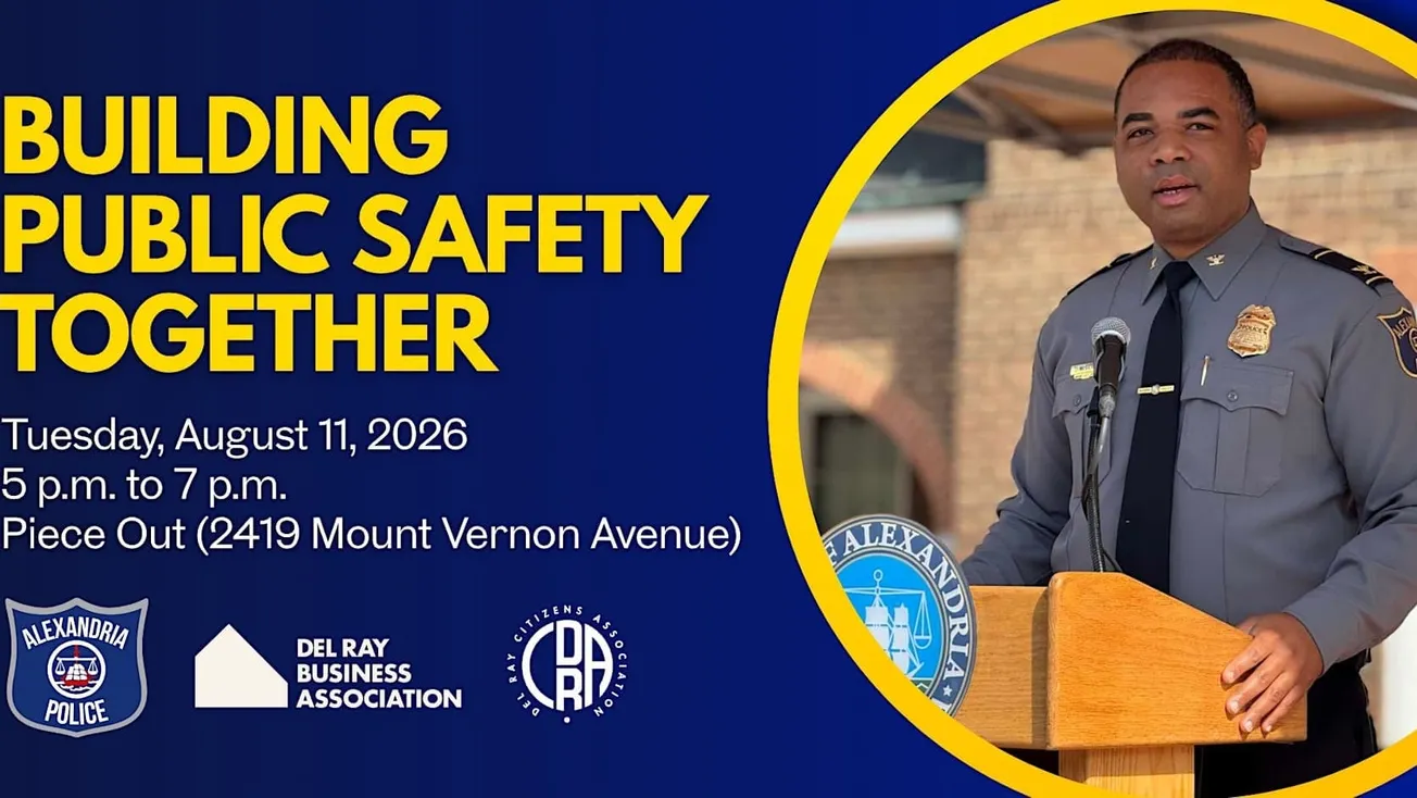 Police chief brings public safety framework to Del Ray on Tuesday