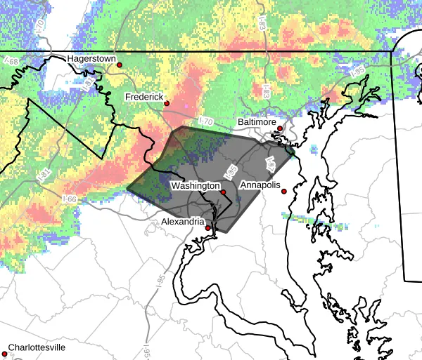 Severe storms pass over Alexandria; watch lifted early