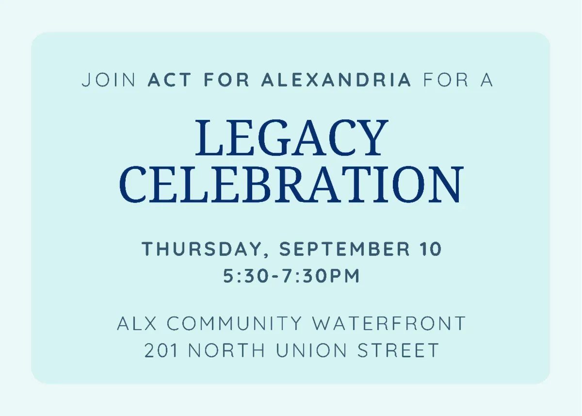 September is Legacy Month in Alexandria, and there's a free public event Sept. 10
