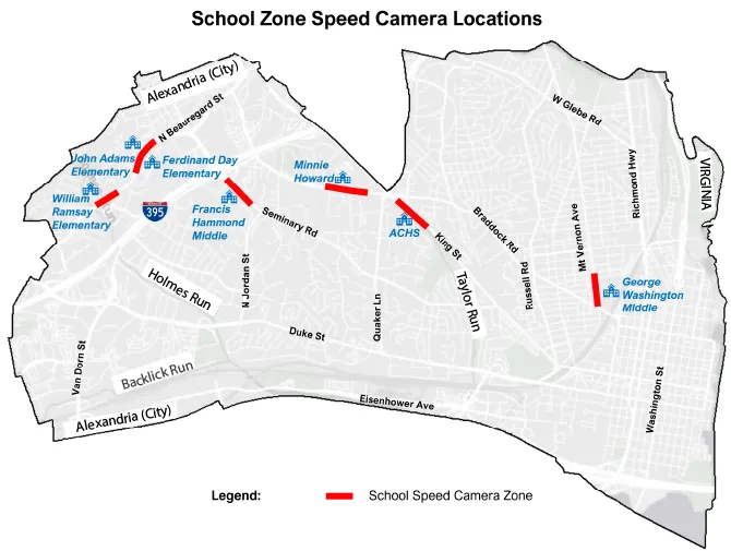 Alexandria school zone speed cameras resume Aug. 24