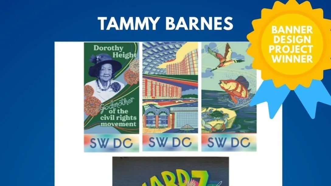 Tammy Barnes wins community vote to design Old Town North arts district banners