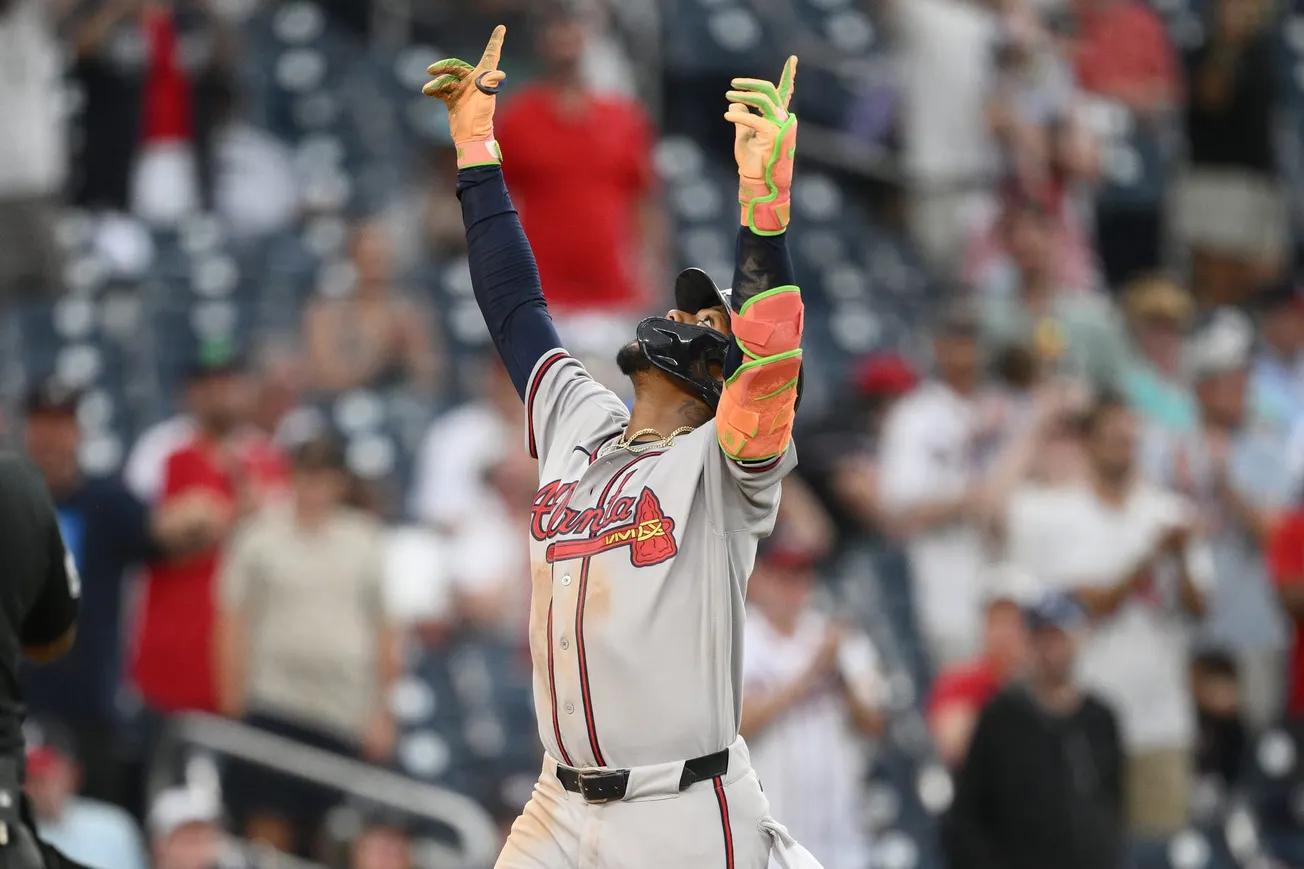 Ronald Acuña Jr. becomes fastest to 200 homers, 200 steals as Braves beat Nationals 9-0
