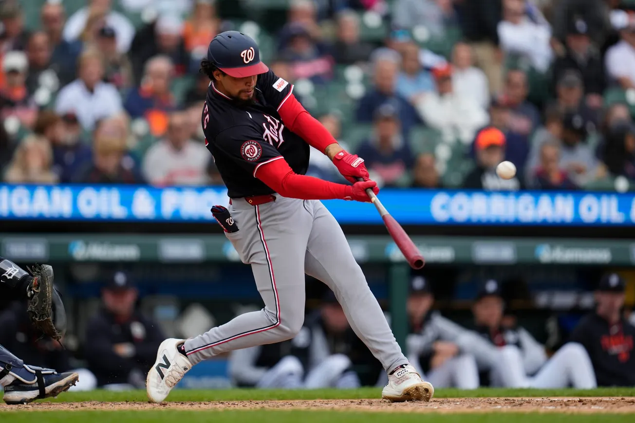 Yohandry Morales homers, Nationals bullpen hangs on for a 4-2 win over the Tigers