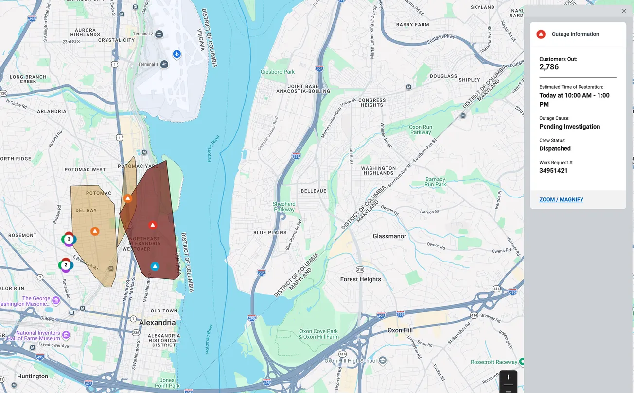 More than 10,000 Alexandria customers lose power Tuesday morning, with no cause given