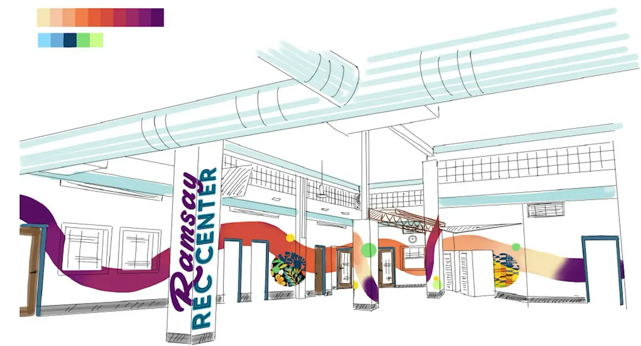 City will launch recreation campaign at William Ramsay, with a new mural and a Friday night party