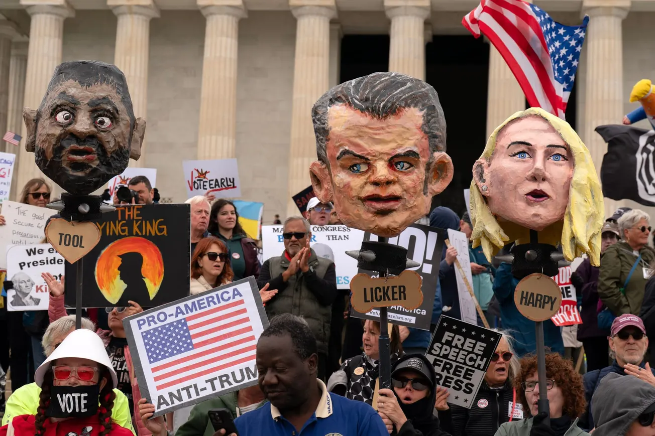 No Kings rallies across US urge voters to cast ballots early ahead of midterms