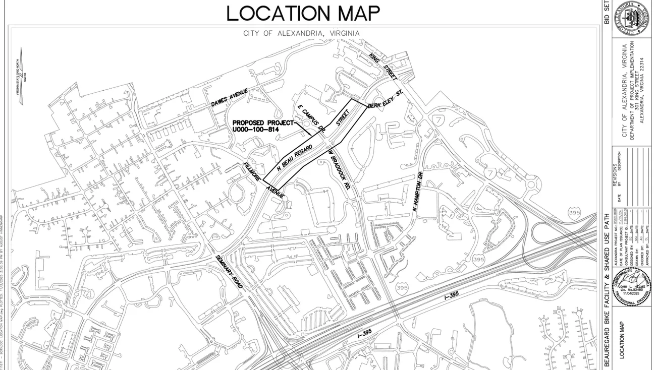 Beauregard Street trail to start construction this winter, about three years later than first planned