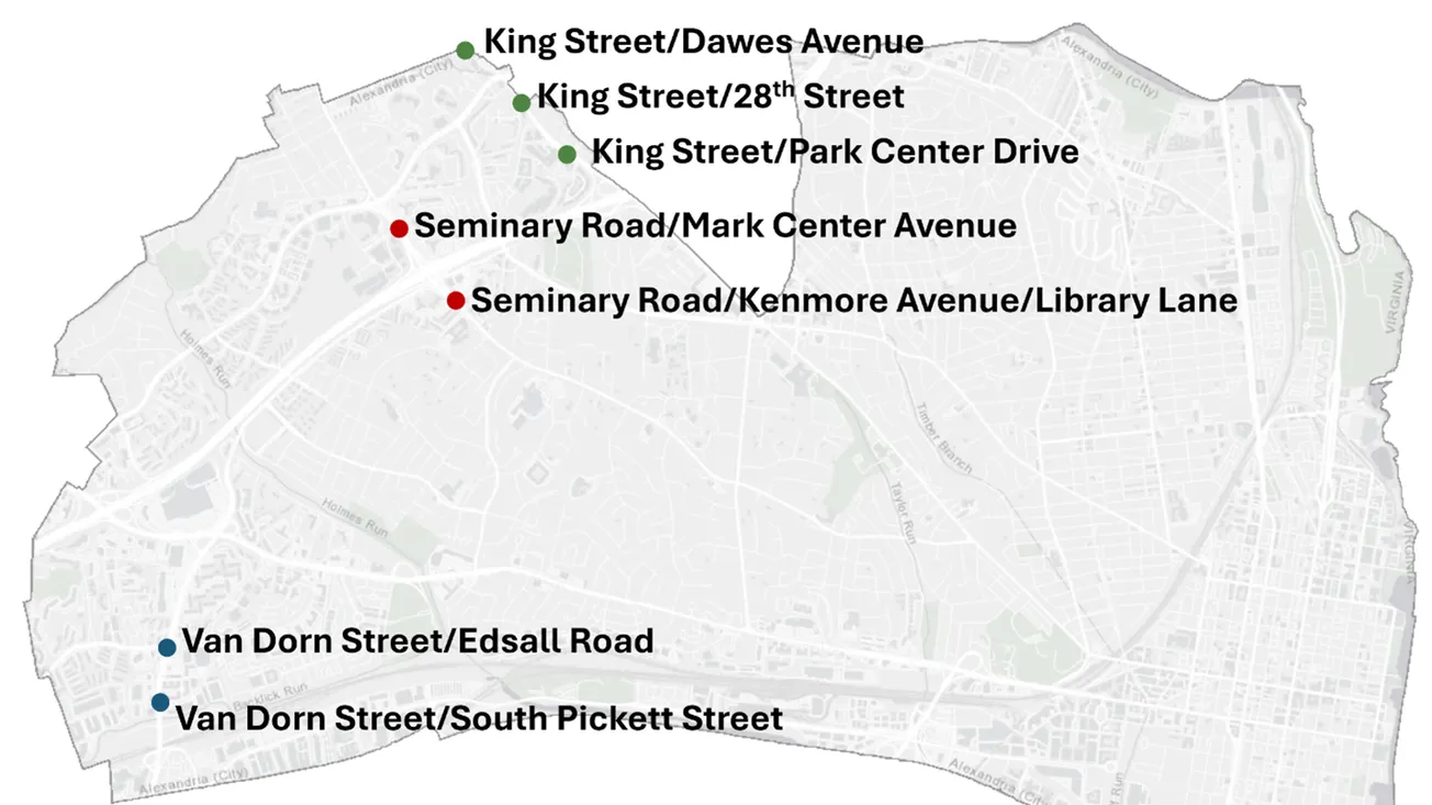 City proposes red light cameras, new crosswalks and a new signal at seven high-crash West End intersections