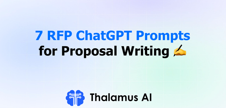 RFP ChatGPT Prompts: 7 Ways to Write Proposals Faster with an AI Alternative