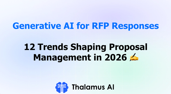 Generative AI for RFP Responses: 12 Trends Shaping Proposal Management in 2026