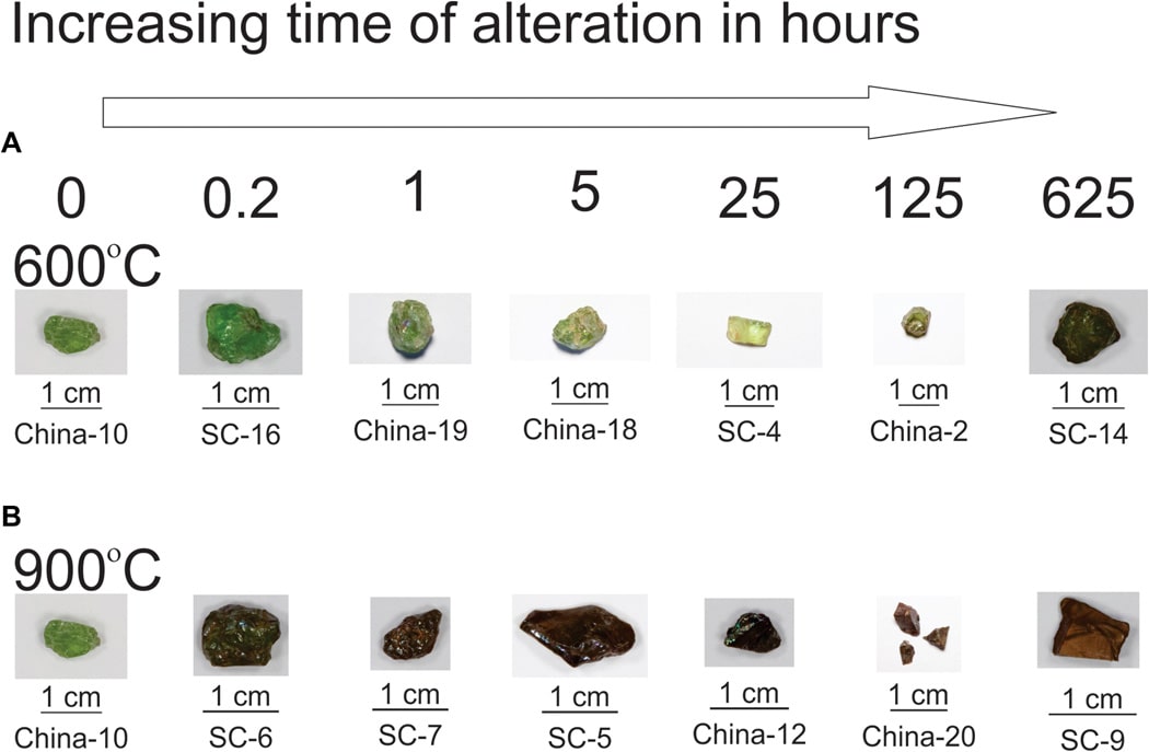 changements olivine mineraux atmosphere venus