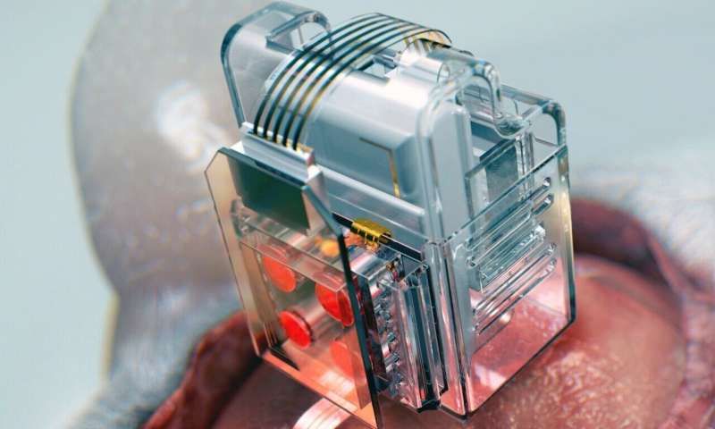 dispositif manipulation cellules cerebrales sans fil