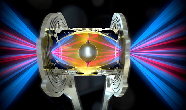 hohlraum combustible fusion nucleaire