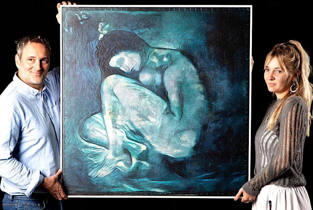 nu solitaire accroupi picasso 3D