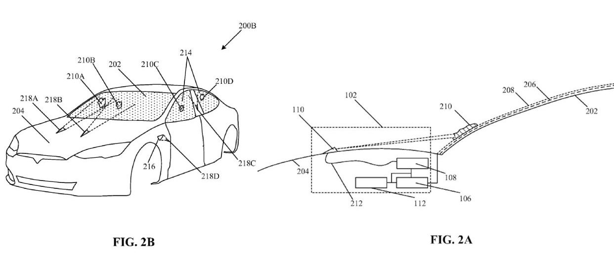 tesla systeme laser elimination saletes pare brise schema technique brevet