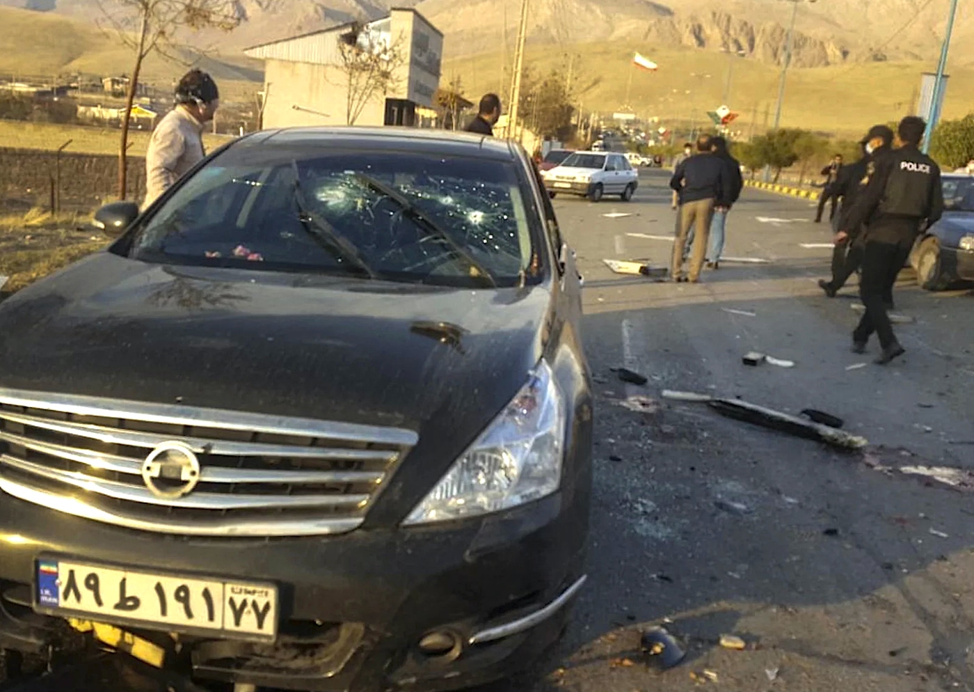 vehicule mohsen fakhrizadeh assassinat absard fusil robot