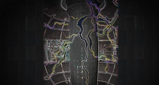 vue artiste courant electrique tokamak