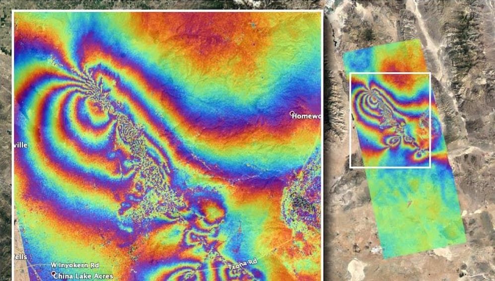 Ces cartes de la NASA révèlent comment les séismes en Californie ont modifié la surface de la planète