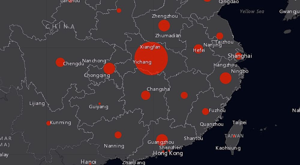 Ce site internet permet de suivre en temps réel la propagation du coronavirus chinois à travers le monde