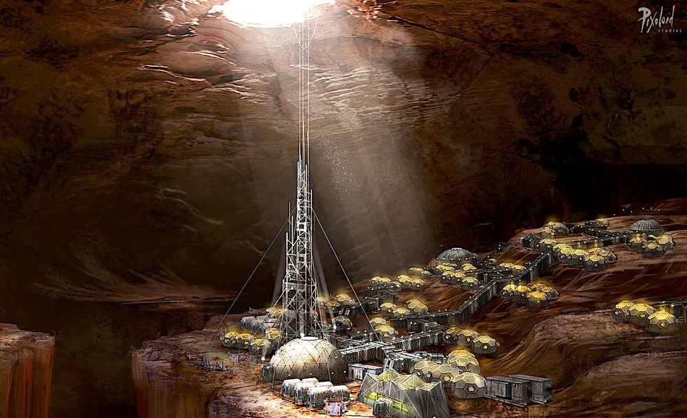 Colonisation de Mars : les entrées des grottes martiennes offriraient une protection efficace contre les radiations