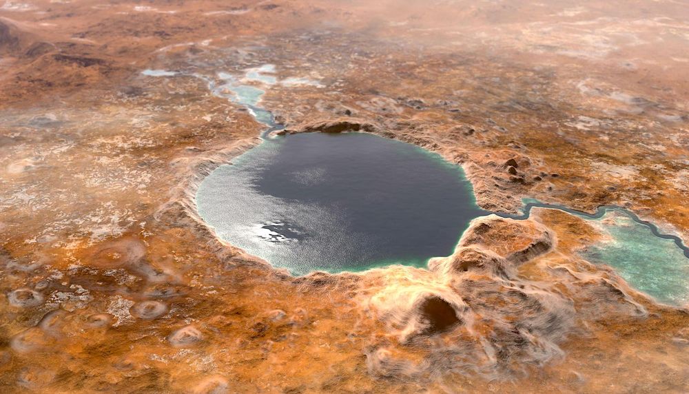C'est confirmé, le cratère Jezero sur Mars est bien un ancien lac !
