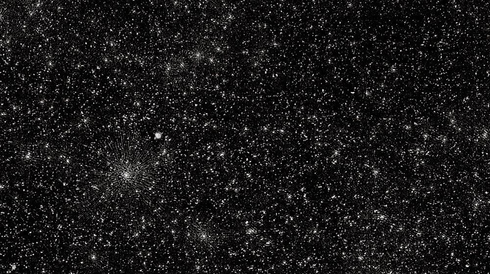 Chaque point blanc sur cette image est un trou noir supermassif