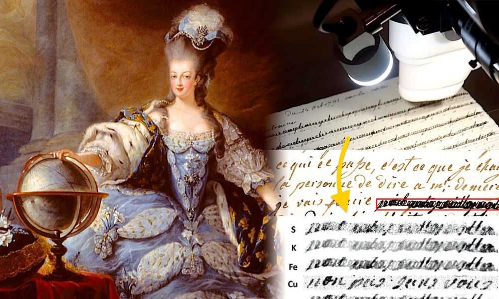 Marie-Antoinette : les lettres d'amour censurées de la reine de France révélées aux rayons X