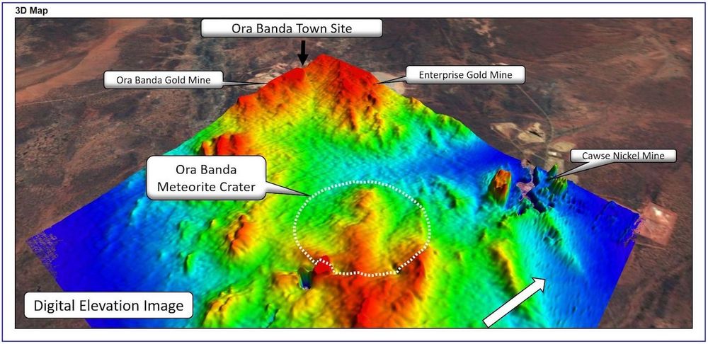 Des mineurs d'or découvrent un cratère de météorite vieux de 100 millions d'années