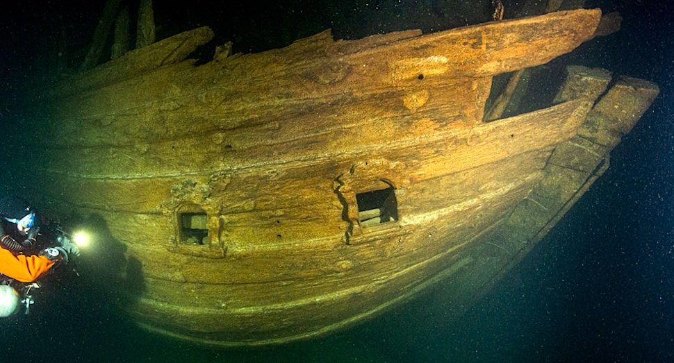 Un navire du 17e siècle étrangement bien conservé découvert dans la mer Baltique