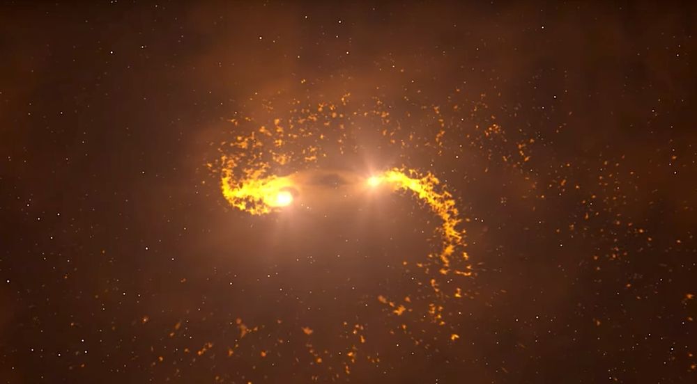 D'étonnantes images détaillées révèlent la naissance complexe d'une étoile binaire