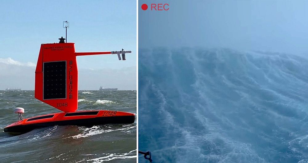 Pour la première fois, un drone océanique capture des images de l'intérieur d'un ouragan